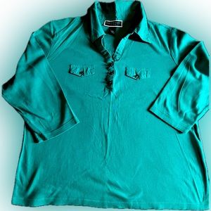 🌿Karen Scott Sz. 0X. Bundle 3/$15 deal! Send an $15 offer & I will accept!